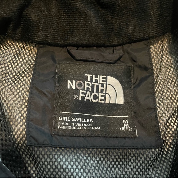 The North Face Kids Black Raincoat Windbreaker HyVent Size M (10/12) - Picture 8 of 9